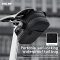 ESLNF Rainproof Cycling Bag Portable Mountain Bike Saddle Bag Quick Release Buckle Road Bicycle Bag. 