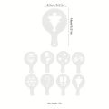 Latte Art Template, Coffee Decorating Tool, Beginner Barista Homemade Coffee Tool. 
