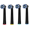 Cross Generic Electric Toothbrush Heads for Oralb Braun Crossact Toothbrushes Compatible with Most Oral-B Bases- Quality Action.