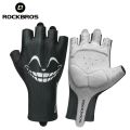 ROCKBROS Bicycle Half Finger Gloves Shockproof Anti-Slip Gloves MTB Road Bike Shorts Gloves Breathable Cycling Equipment. 