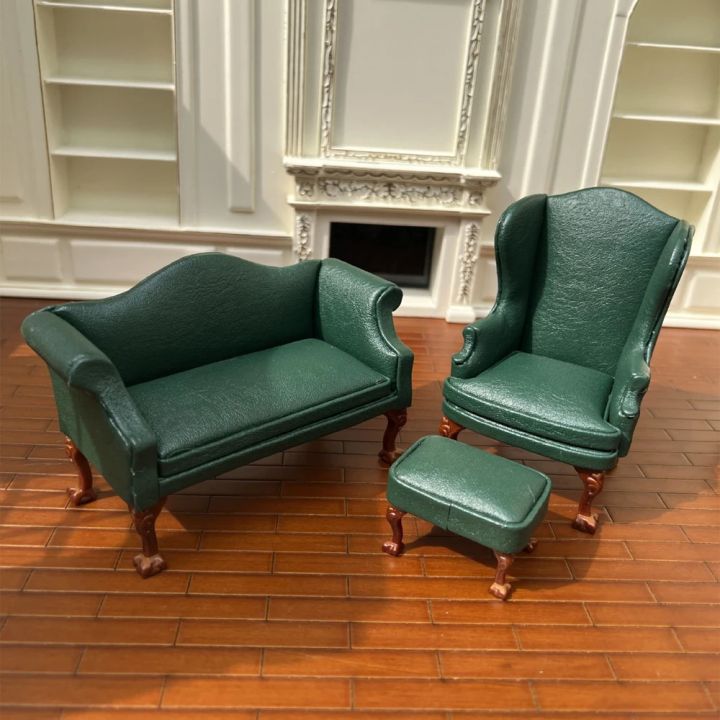 1:12%20Scale%20Dollhouse%20Miniature%20Leather%20Sofa%20Model%20-%20Convertible%20Single/Double%20Design%20with%20Pedals,%20Collectible%20Home%20Decoration%20-%20Image%202