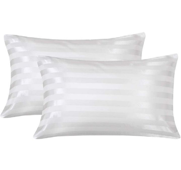 1Pair%20Pillow%20Covers%20Standard%20Size%20Easy%20to%20Clean%20Soft%20Texture%20Hotel%20Quality%20Stripe%202pcs%20Cases%20With%20Zipper%20-%20Image%204