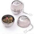 Filter Tea Ball Strainer Reusable Ball Shape Strainer Stainless Steel Mesh Infuser with Chain for Filter Tea Herbal Spice-Effective Durable. 