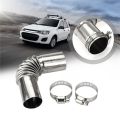 25mm Elbow Pipe Air Diesel Parking Heater Exhaust Pipe Connector W/Clamps For Webasto Diesel Heater 2024 New.
