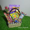 Imported snacks gift bucket for birthdays anniversary. 