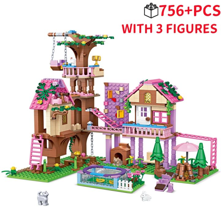 Friends%20City%20Tree%20House%20Summer%20Holiday%20Villa%20Castle%20Building%20Blocks%20Sets%20Garden%20Model%20DIY%20Toys%20Kids%20Girl%20Boy%20Child%20Birthday%20%20-%20Image%204