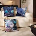 S-Satoru G-Gojo J-Jujutsu K-Kaisen White Paper Pillowcases Home Bedding Decorative Pillow Cover Wedding Super Soft Pillow Case.