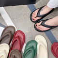 Women's Classy Flip-Flops for Women, Summer Flip-Flops for Beach Couples, New Thick-Soled Outer Wear Sandals for Men, Bathroom Bathing Non-Slip Slippers.