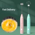 1 PCS Electric Milk Frother Portable Egg Beater USB Rechargeable Handheld Coffee Blender Milk Shaker Mixer Foamer Food Blender.