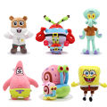 10-33cm  SpongeBob Patrick Star Gary Squidward Tentacles Plush Dolls Small Pendant Bag Hangings Christmas Birthday Gifts!!!. 
