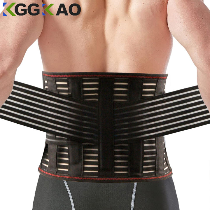 Back Braces for Lower Back Pain Relief with 5 Stays, Breathable Back Support Belt for Men/Women, Anti-skid Lumbar Support Belt