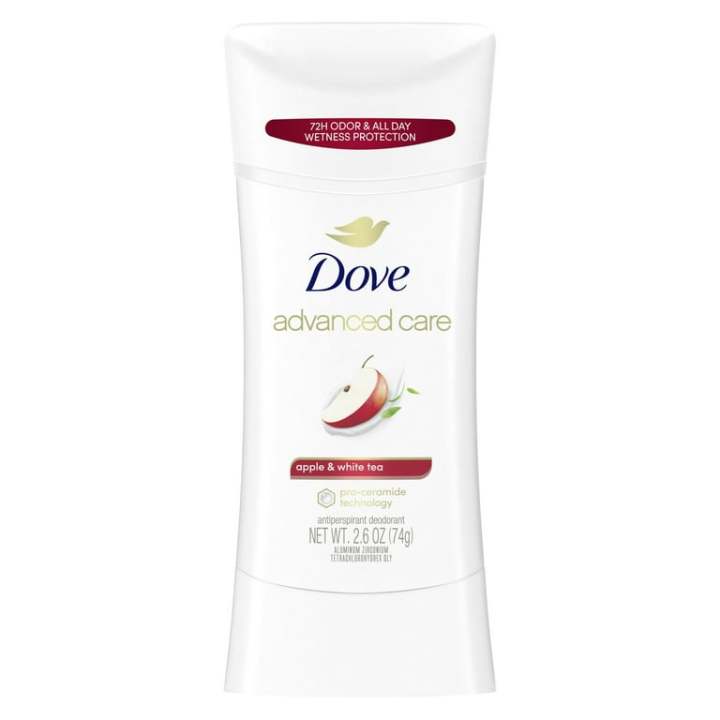 Advanced Care Long Lasting Women's Antiperspirant Deodorant Stick, Apple & White Tea, 2.6 oz 74gm