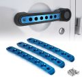 For Jeep JK Parts Handle Cover For 2007-2017 Jeep Wrangler JK Unlimited Front Door Aluminum Grab Handle Cover Door Handle Insert.