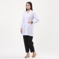 Female Medical Apron with Cotton Fabric | Female Doctor Apron | Lab White Apron/Female Student Medical Apron | Cotton Apron. 