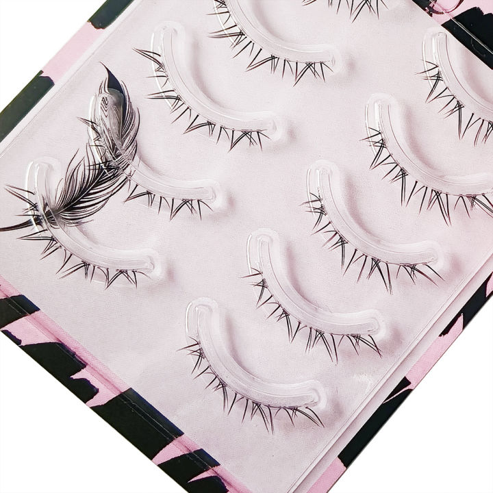 5%20Pair%20Clear%20Band%20Lower%20Eyelashes%20Handmade%20False%20Eyelashes%20Bottom%20Lashes%20Natural%20Manga%20Lashes%20douyin%20makeup%20lash%20Extension%20-%20Image%207