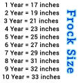 Pack of 1 Frocks Hand Embriodery Baby Dress Summer Wear 1-10  years Random Design (SAME COLORS). 