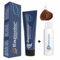 Eazicolor Professional Hair Color Tube And developer Color Shade 5.6 Light red brown- 60 ml Excellent Quality. 