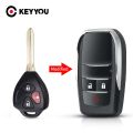 KEYYOU Modified Flip Key Case For Toyota Reiz Camry Rav4 Yaris Corolla 4Runner Avlon. 