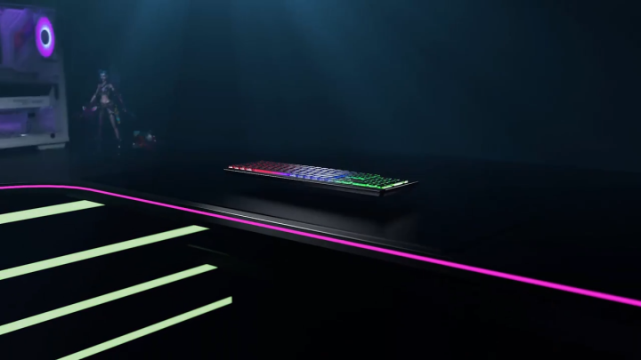 RGB Gaming Keyboard & Gaming Mouse & Mousepad 3 in 1 Combo Pack - 7 Colour Wired RGB Mouse and Keyboard Set - USB Wired Pack For PC & Laptop - Black