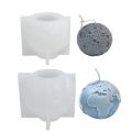 3D Earth Moon Silicone Candle Mold DIY Planet Crafts Resin Plaster Casting Molds Handmade Soap Making Tools Home Decor . 