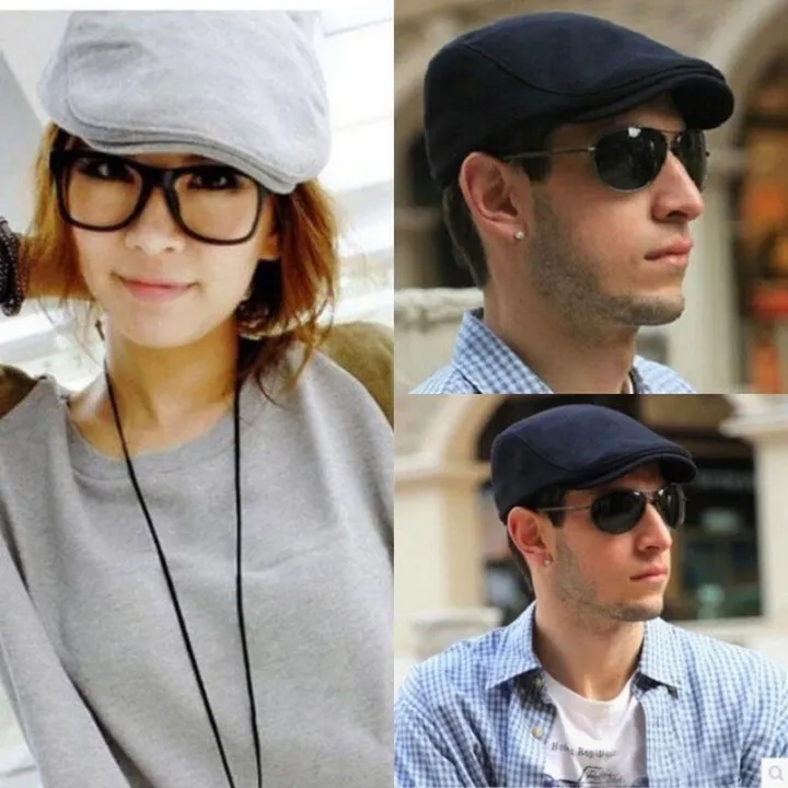 Men's%20Spring%20Autumn%20Beret%20Male%20Horn%20Korean%20Retro%20Solid%20Peaked%20Cap%20Forward%20Hat%20For%20Women%20Protection%20Elasticity%20Peaky%20Blinders%20D13%20-%20Image%204