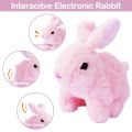 Plush Bunny Battery Operated Hopping Rabbit. 