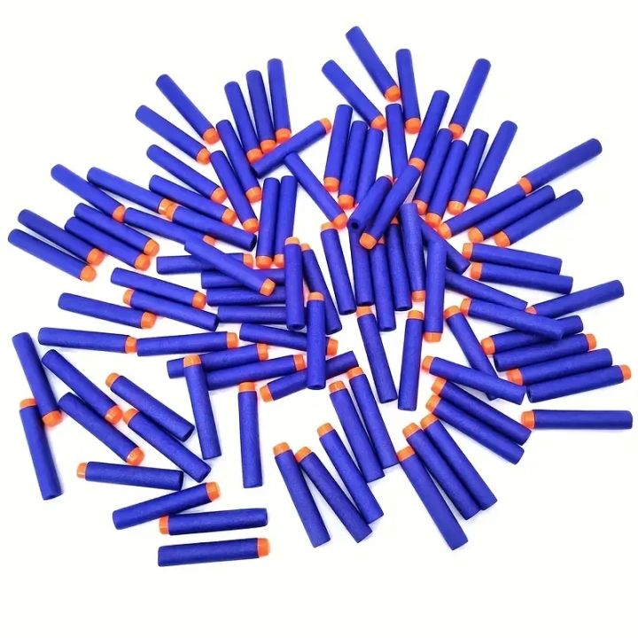7.2cm%20100pcs%20For%20Nerf%20Soft%20Bullets%20Darts%20Round%20Head%20Refill%20Sponge%20Darts%20Kids%20Children%20Toy%20Gun%20Bullets%20For%20NERF%20N-Strike%20Blasters%20-%20Image%202
