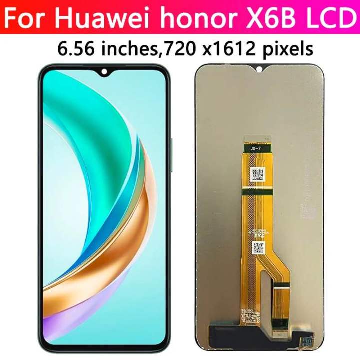 Schermo LCD Di Ricambio Per Honor X6b – Display Incell 6,56 Pollici – Modelli JDY-LX1 E JDY-LX2 – Con Vetro Touch E Set Di Riparazione – Colore Nero