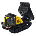 T14R Panther 1/50 RTR Electric RC Tracked Dump Truck Simulation Engineering Vehicle Model with Lights and Sound RC Car Toy Gift.