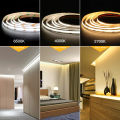 Tuya Zigbee COB CCT LED Strip Light 24V 2m 3m 5m Flexible Dimmable Cupboard Wardrobe Home Decor Lamp for Alexa  Assistant. 