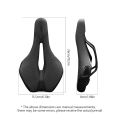 Bicycle Saddle Shockproof Hollow Breathable Cycling Seat PU Non-Slip Leather Cushion Lightweight MTB Road Bike Saddle Accessoriy. 