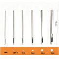 6Pcs/Set Leather Hole Punching Tools Hollow Round Hole Puncher Clothing Sewing Leathercraft Accessories Drilling Puncher Kit. 