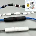 1Pc RJ45 Docking Connector Ethernet Network Straight-through Waterproof IP67 Header Outdoor Broadband Network Cable Extender. 