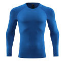 Men Long Sleeve Slim Tops Tees Sportswear Gym Fitness Compression T-shirt Running Football Jersey Outdoor Jogging Tight Quick.