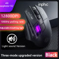 Inphic A9 Explorer V2 Wireless Gaming Mouse 500mA Battery Level Display Ergonomics Bluetooth Office Mouse For PC Laptop. 