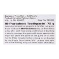 Hi Paradent Toothpaste 75g – Gum Care & Anti-Inflammation Formula | Reduces Gum Swelling & Tooth Sensitivity | Strengthens Teeth & Promotes Oral Health. 