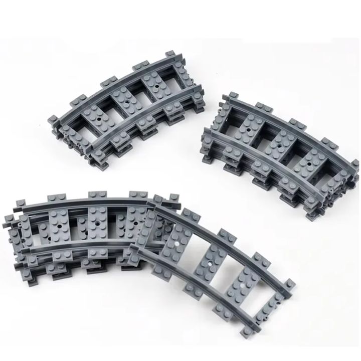 10pcs/50pcs%20City%20Straight/Curved%20Rails%20Trains%20Tracks%20Assembled%20Building%20Blocks%20Parts%20Railways%20DIY%2053400/53401%20Toys%20MOC%20Bricks%20-%20Image%202