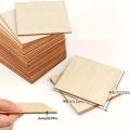 10Pcs Wood Square 4x4in Blank Wood Sheet for Crafts, Thin Unfinished Wood Squares for Wood Burning Painting Staining Wood Engrav. 