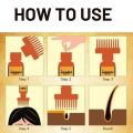 Best Hair Oil Applicator Comb Bottle And Root Applicator Professional Comb Bottle For Oil. 