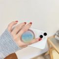 Glitter Round Matte Magnetic Double-Sided Metal Bling for MagSafe Stand Holder Mobile Phone for iPhone 16 15 14 13 12 Pro Max. 