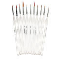 Yutiars Detail Paint Brushes Set, 11 Pcs Miniature Brushes for Fine Detailing & Art Painting - Acrylic, Oil, Watercolors & Paint. 