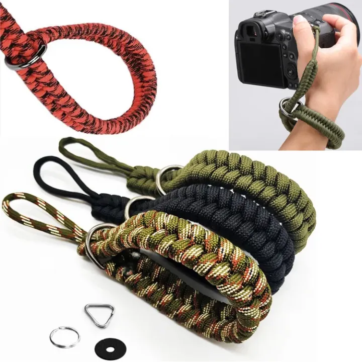 Handmade%20Woven%20Camera%20Wrist%20Strap%20Ouick%20Release%20Camera%20Hand%20Strap%20Adjustable%20Hand%20Strap%20for%20%20%20%20Fuji%20Leica%20Olympus%20-%20Image%203