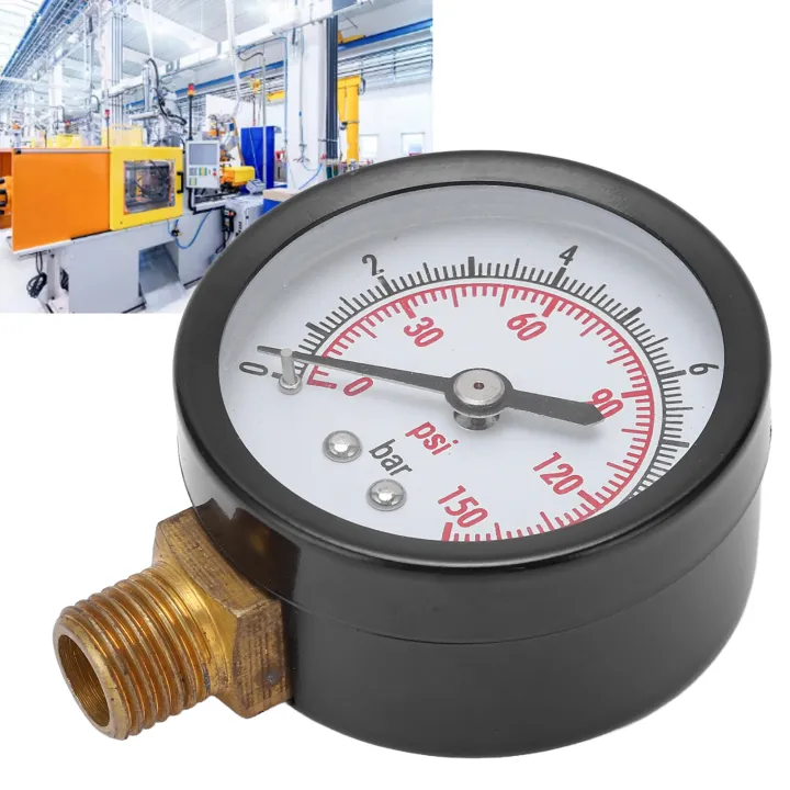 Pressure%20Gauge%20G1/4in%20Connection%20Standard%20Range%20Vertical%20Pressure%20Meter%20Alloy%20Steel%20and%20Brass%20for%20Measurement%20for%20Laboratories%20-%20Image%202