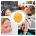 Baby Scalp Scrubber Baby Bath Hair Brush Soft Silicone Cleaning Tool for Cradle Cap Suction Cup Massage Comb for Boys Girls.