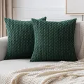 Striped Throw Pillow Cover Boho Corduroy Cushion Cover From Sofa Living Room Christmas White Beige Cushion cover Home Decro. 