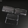 For 2DS 3DS 3DSLL NEW 3DSLL NEW 3DS Clear Split Shell Transparent Protective Cover Case Screen Film LCD Screen Protector.