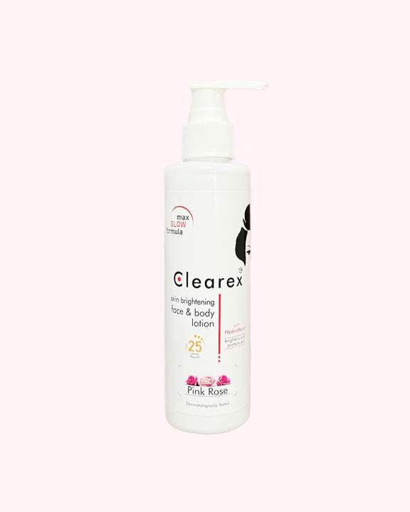 Clearex Whitening Face and Body Lotion 200ml Rose Fragrance | Daraz.pk