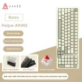 Ajazz AK992 Wired Mechanical Keyboard 98-Key Full Layout Hot-Swap USB Gaming Keyboard Multimedia Key Knob for Desktop PC Laptop. 