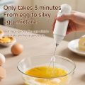 1/2sets Handheld Electric Mixer with Egg Beater Set Portable Milk Foam Maker for Travel Coffee Baking Food Whisk Kitchen Tool.