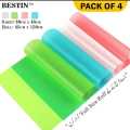 4pcs Fridge Mats,Fridge sheet,fridge mat, Refrigerator Liners Sheet, Kitchen Mat, Wardrobe Mat, Shelf Mat. 